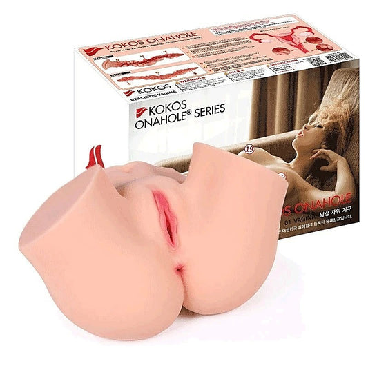 Kokos Big Hip Onahole Vagina and Ass Masturbator - Realistic Butts And Vaginas