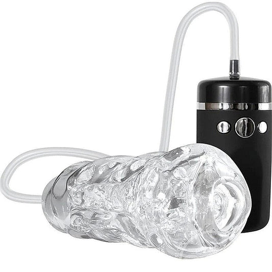 Adam & Eve Vibrating & Sucking Pleasure Stroker - Masturbators and Strokers