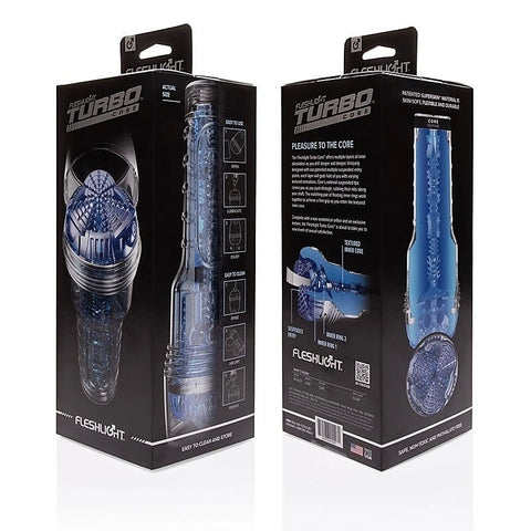 Fleshlight Turbo Core Male Masturbator Blue Ice - Masturbators and Strokers