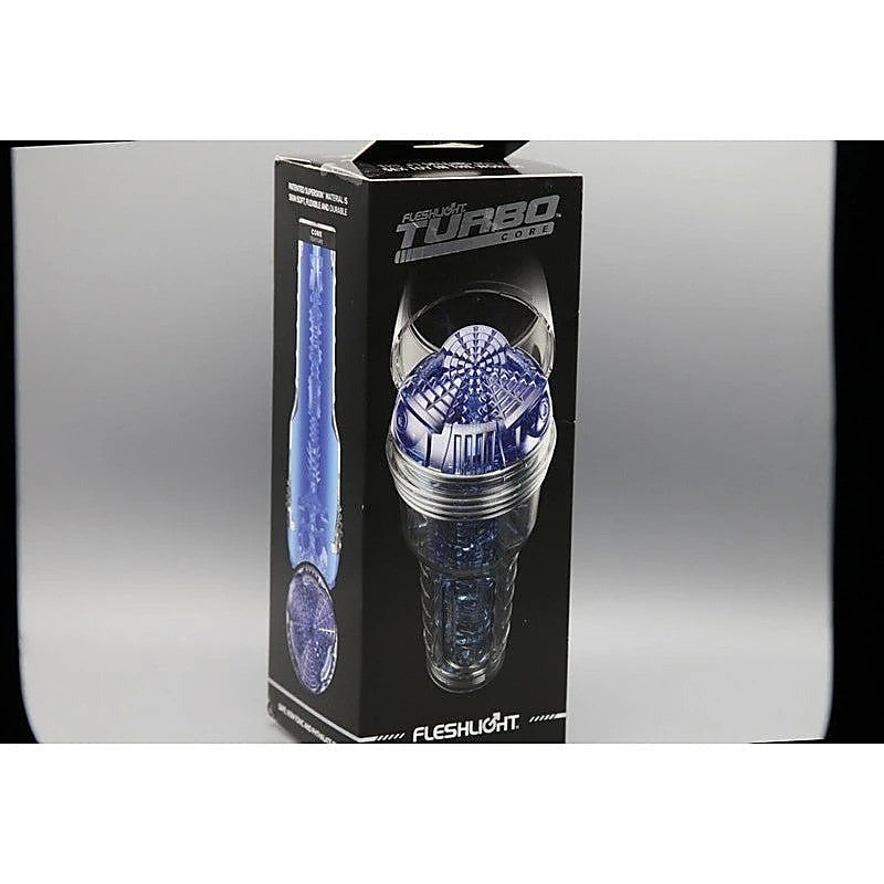 Fleshlight Turbo Core Male Masturbator Blue Ice - Masturbators and Strokers