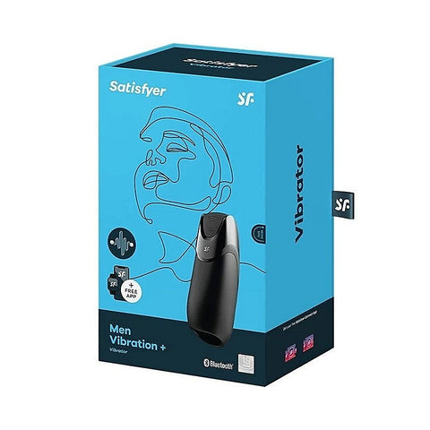 Satisfyer Men Vibration + App Controlled Male Stroker - Masturbators and Strokers