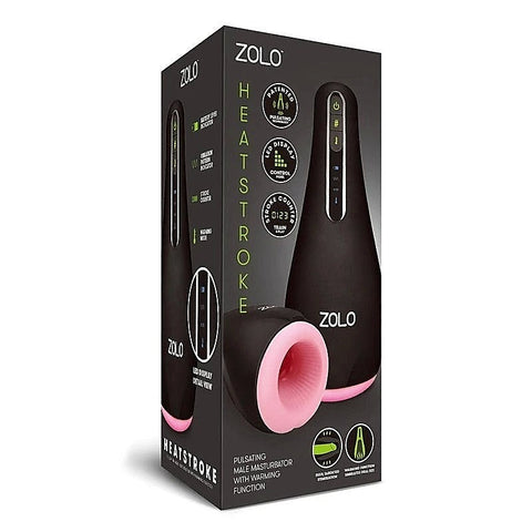 ZOLO Heatstroke - Warmth, Pulsation, and Stroke Counter for Unmatched Satisfaction - Masturbators and Strokers