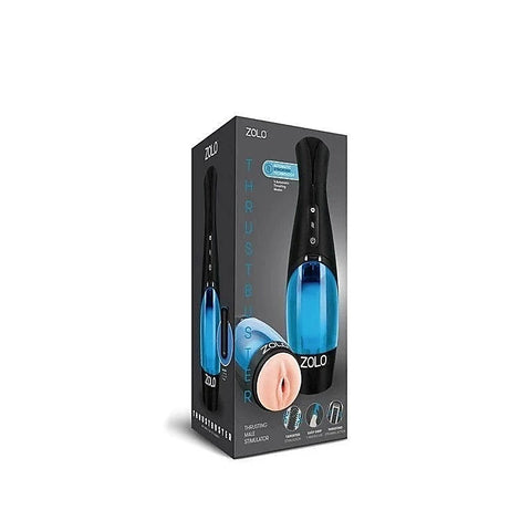 Zolo Thrustbuster - Rechargeable Auto Stroker with Thrusting Modes and Erotic Audio - Masturbators and Strokers