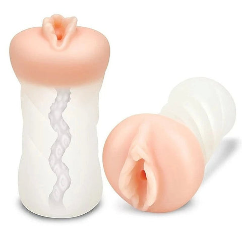 ZOLO Perfect Girlfriend - Transparent, Dual-Density Stroker for Delightful Solo Pleasure - Masturbators and Strokers