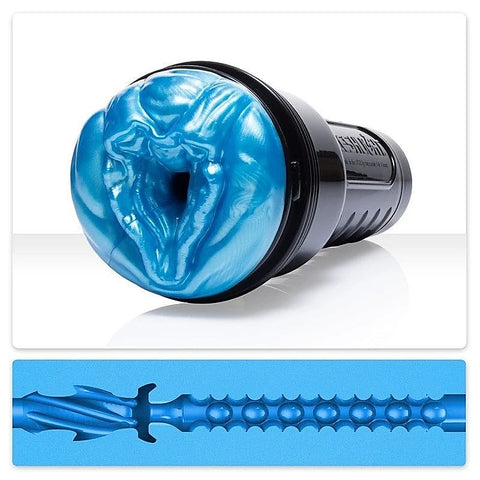 Fleshlight Freaks Alien Blue Metallic Male Masturbator - Realistic Butts And Vaginas