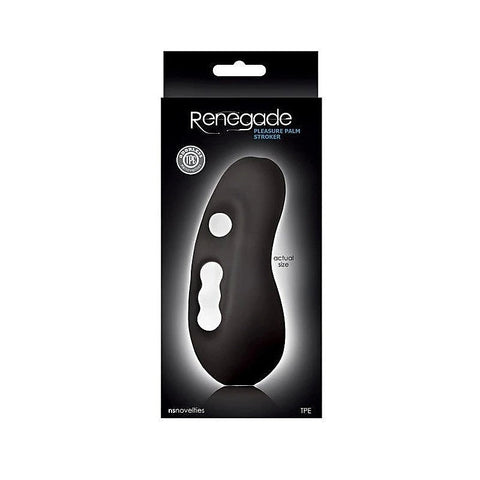 Renegade Pleasure Palm Stroker Black - Masturbators and Strokers