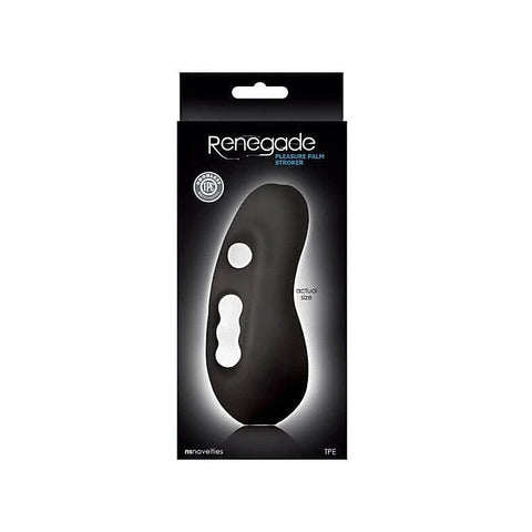 Renegade Pleasure Palm Stroker Black - Masturbators and Strokers