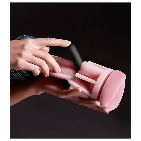 Fleshjack Vibro Pink Bottom Vibrating Male Masturbator - Masturbators and Strokers