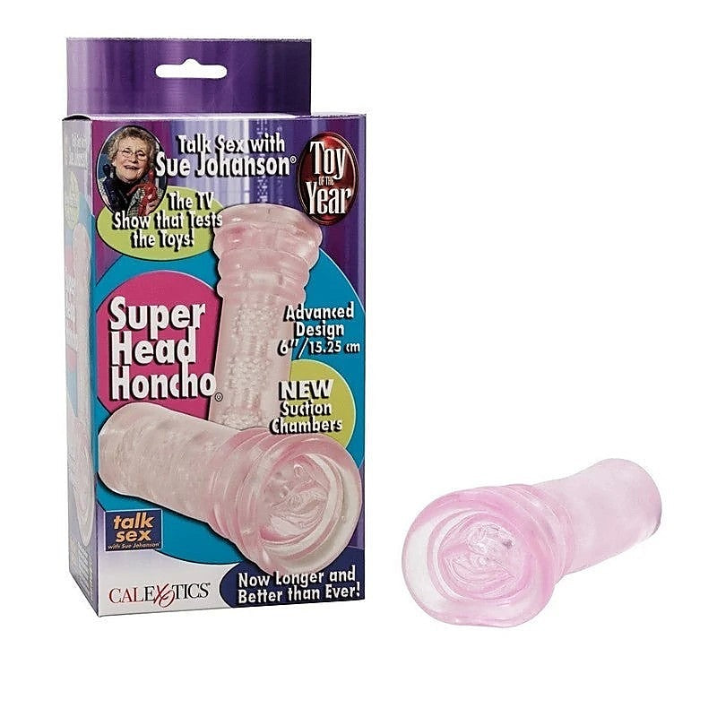 CalExotics Sue Johanson Super Head Honcho Male Stroker - Masturbators and Strokers