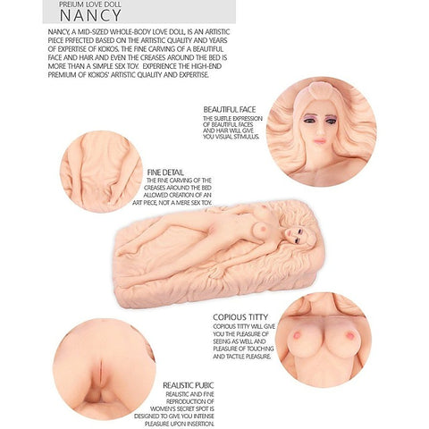 Nancy Mini Realistic Sensation Love Doll By Kokos - Masturbators and Strokers