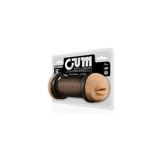 Cum Explosion 8 Inch Mouth And Pussy Dual Pleasure Masturbator - Fleshlight Male Masturbators