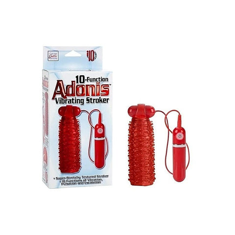 California Exotics Adonis 10 Function Vibrating Stroker - Masturbators and Strokers