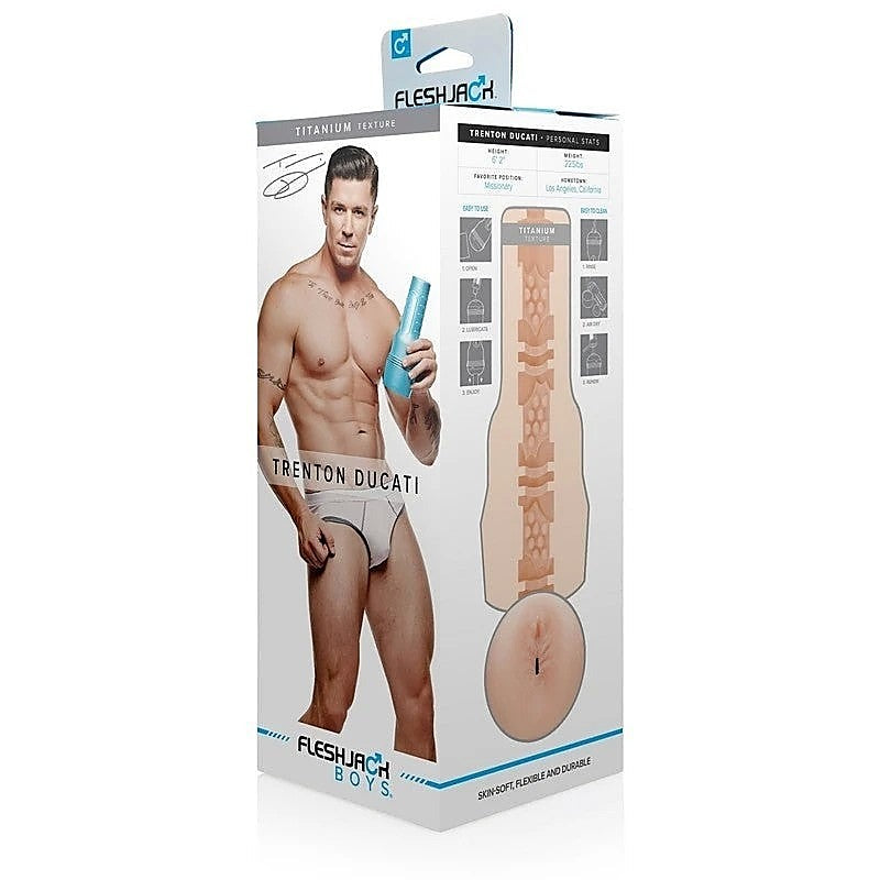 Trenton Ducati Titanium Masturbator by Fleshjack - Fleshlight Male Masturbators