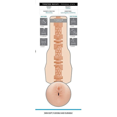 Trenton Ducati Titanium Masturbator by Fleshjack - Fleshlight Male Masturbators