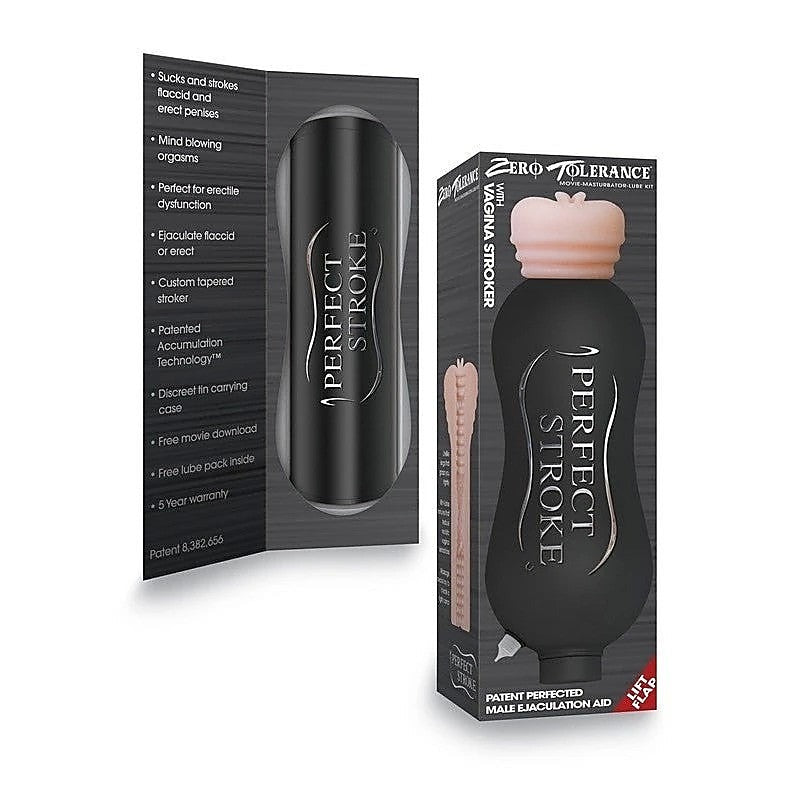 Zero Tolerance Perfect Stroke Vagina Stroker With Bottle - Masturbators and Strokers