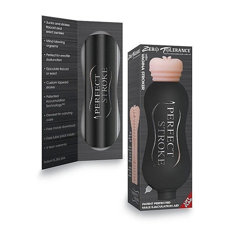 Zero Tolerance Perfect Stroke Vagina Stroker With Bottle - Masturbators and Strokers