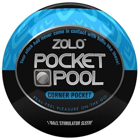 Zolo Pocket Pool Single Corner Pocket - Masturbators and Strokers