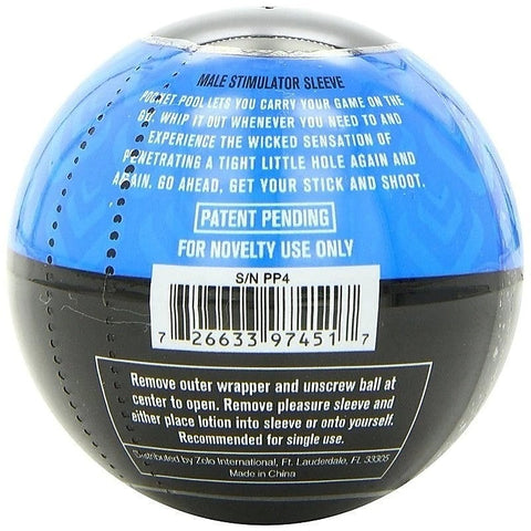 Zolo Pocket Pool Single Corner Pocket - Masturbators and Strokers