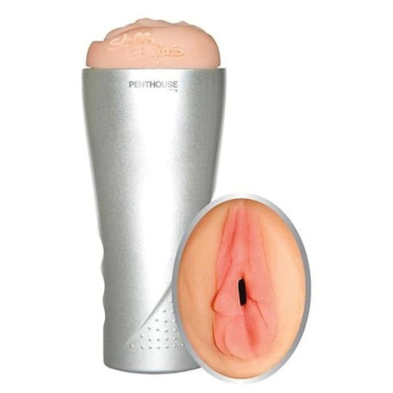 Penthouse Deluxe Stella Styles Vibrating Cyberskin Stroker - Realistic Butts And Vaginas