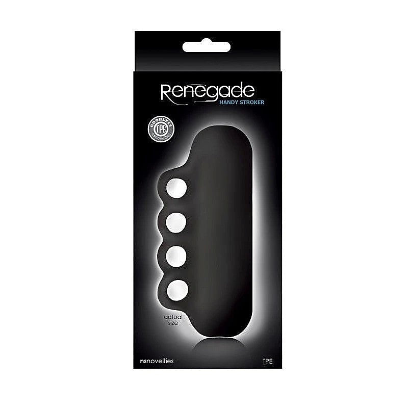 Renegade Handy Stroker Black - Masturbators and Strokers