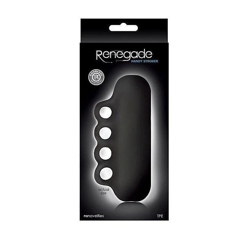 Renegade Handy Stroker Black - Masturbators and Strokers