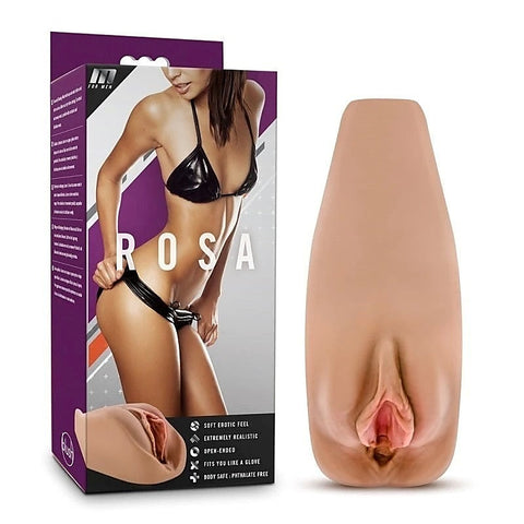 M for Men Rosa Realistic Stroker - Masturbators and Strokers