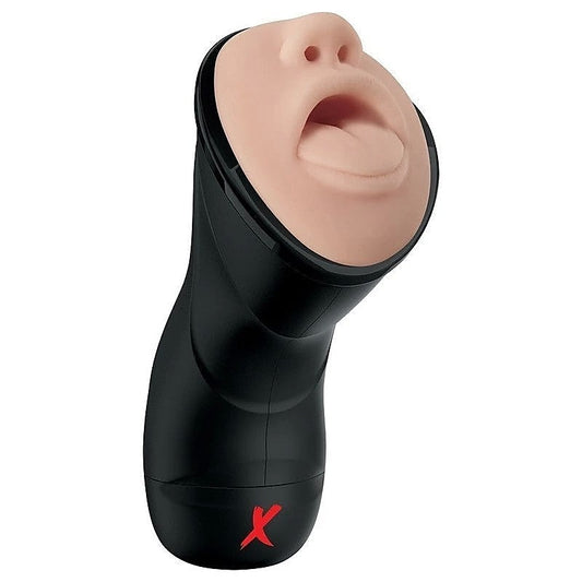 PDX Elite Deep Throat Vibrating Mens Stroker - Masturbators and Strokers