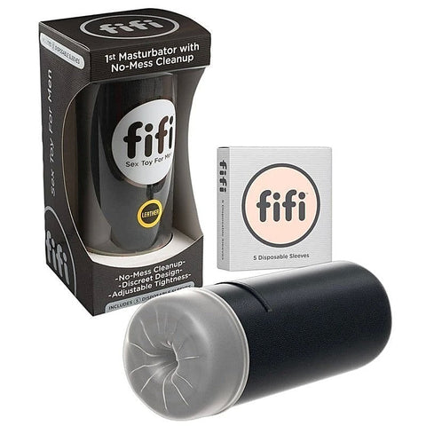 Fifi Leather With 5 Sleeves By Sportsheets - Masturbators and Strokers