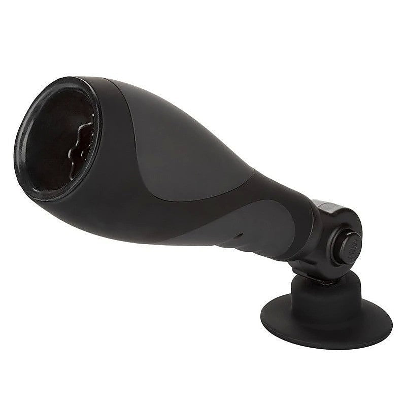 Apollo Power Vibrating Male Stroker Black - Masturbators and Strokers
