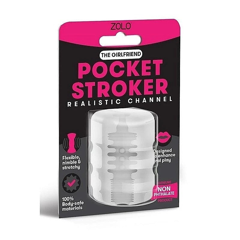 ZOLO The Girlfriend Squeezable Vibrating Stroker - Masturbators and Strokers
