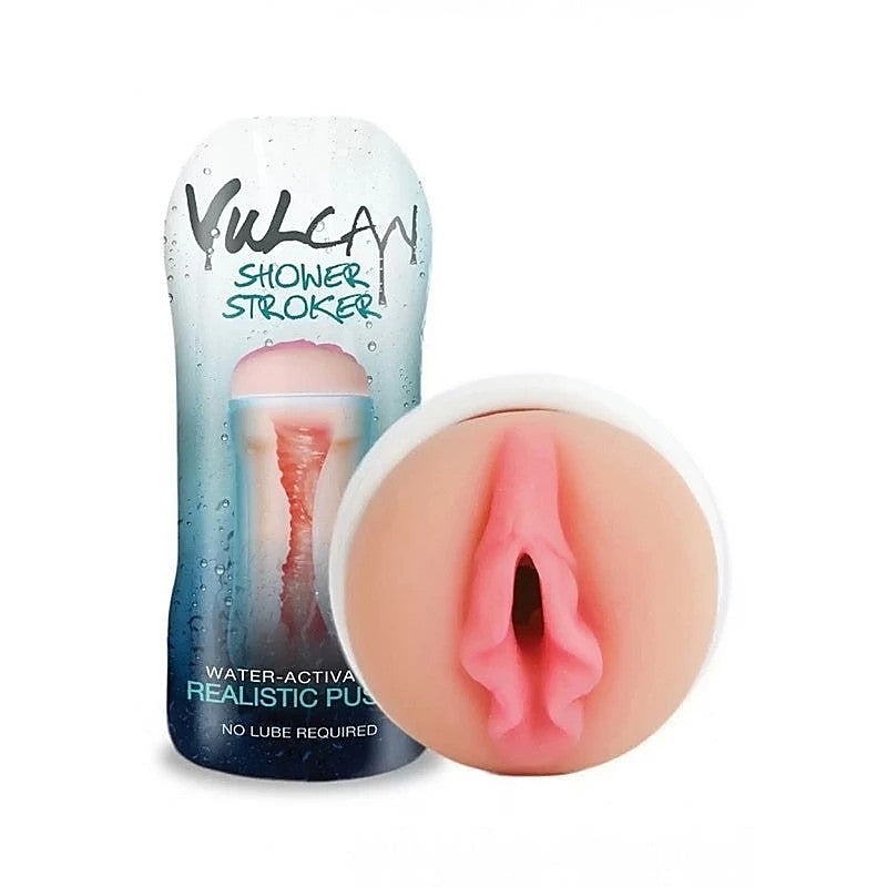 Cyberskin H2O Vulcan Shower Stroker Pussy by Topco - Masturbators and Strokers