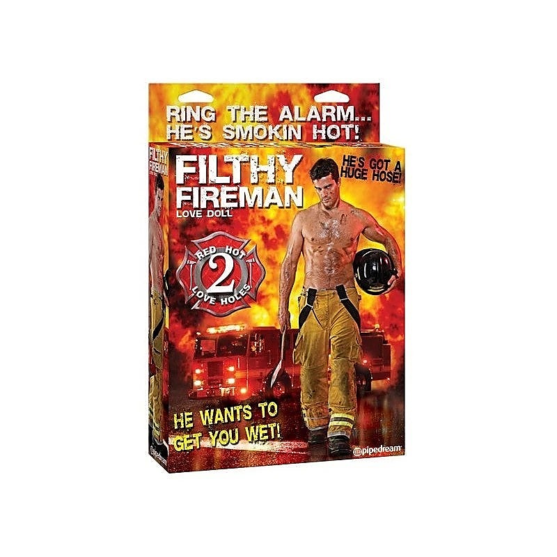 Filthy Fireman Blow Up Inflatable Love Doll By Pipedream - Love Dolls