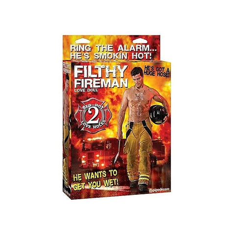 Filthy Fireman Blow Up Inflatable Love Doll By Pipedream - Love Dolls