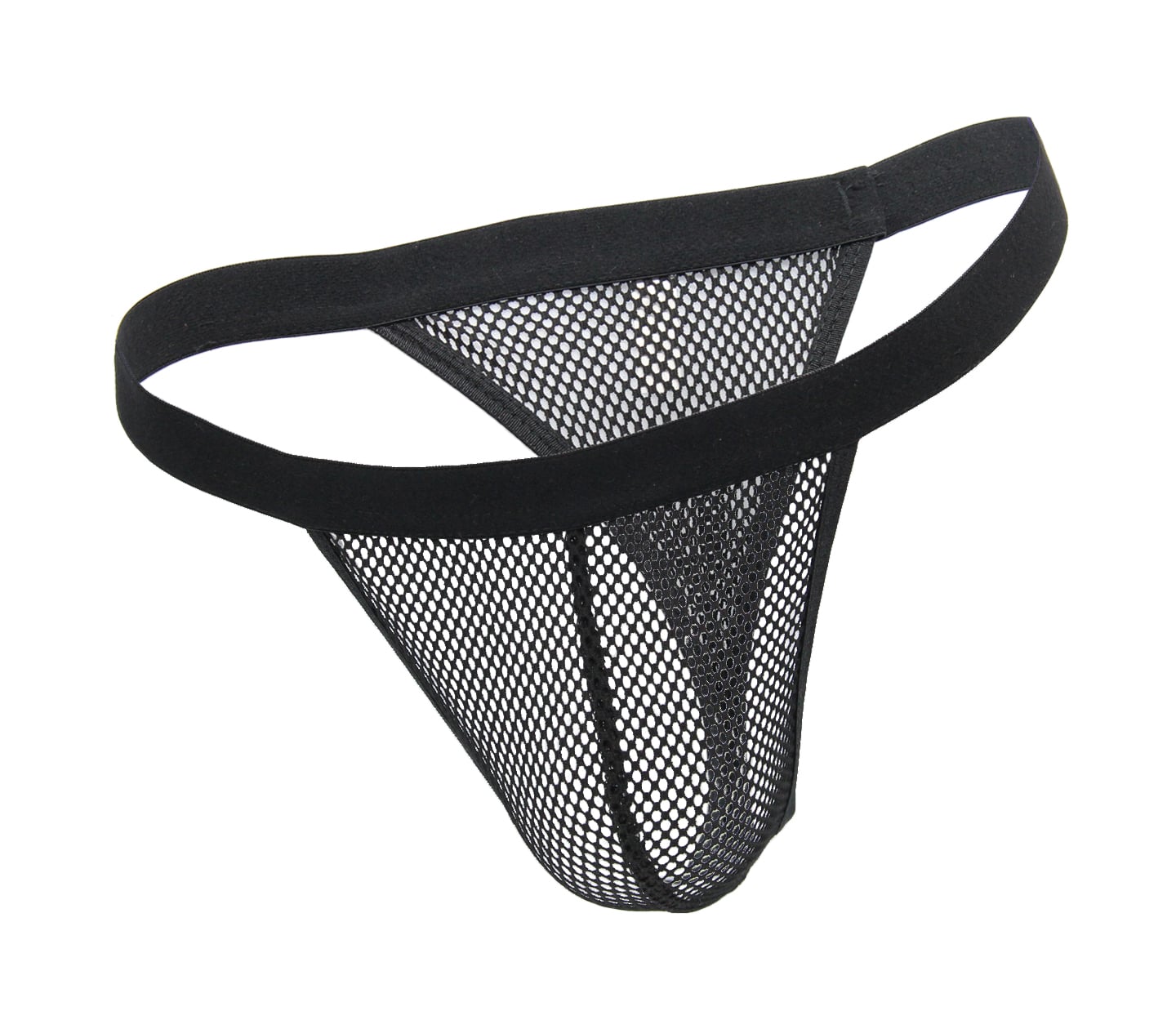 Love In Leather Mens Mesh G-String Briefs - - Jocks and G-Strings