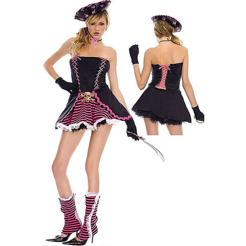Sexy Pirate Cutie Adult Costume By Music Legs - Fancy Dress Ups