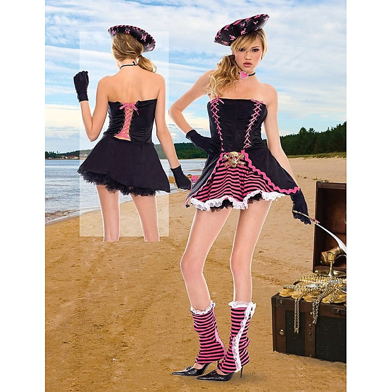 Sexy Pirate Cutie Adult Costume By Music Legs - Fancy Dress Ups