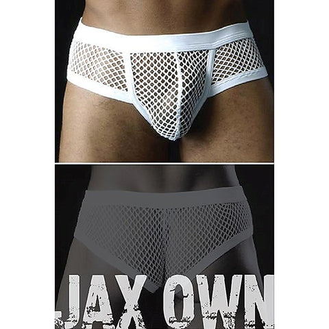 Mesh Mens Boxers White 2XL - Jocks and G-Strings