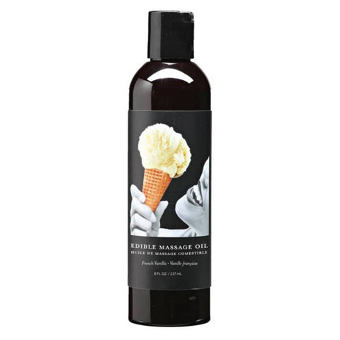 Earthly Body Edible Spa Quality Flavoured Massage Oil 237 ml - Massage Oils and Lubricants