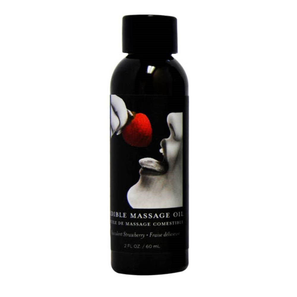 Earthly Body Edible Natural Flavoured Massage Oil 59 ml - Massage Oils and Lubricants