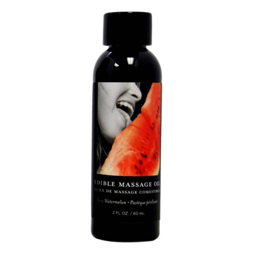 Earthly Body Edible Natural Flavoured Massage Oil 59 ml - Massage Oils and Lubricants