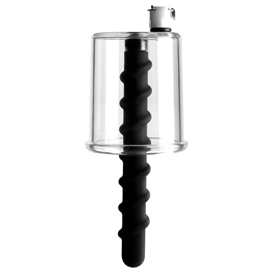 BDStyle Rosebud Driller Cylinder with Silicone Swirl Anal Plug - Anal Beads and Balls