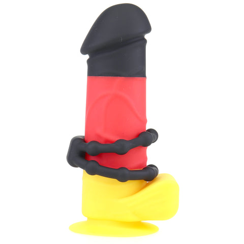 Silicone Love Ring - Ball and Cock Toys