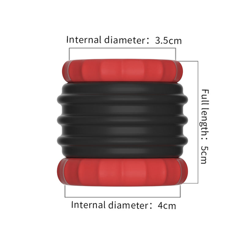 BDStyle Male Scrotum Testicle Squeeze Cock Rings - - Stretchy Cock Rings