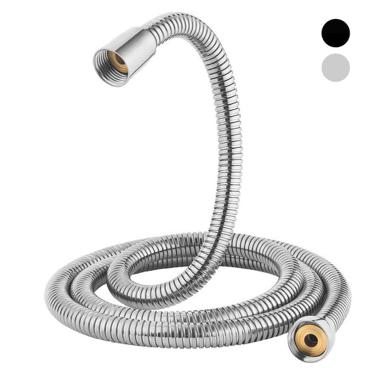 BDStyle Stainless Steel Kink Free Shower Hose Silver - Enemas and Douches