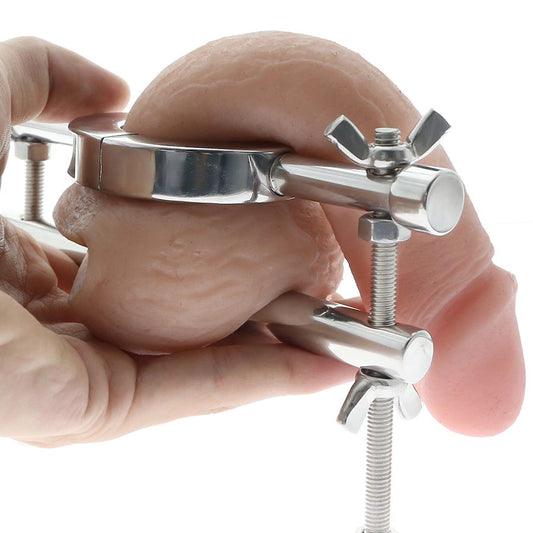 Ball Stretcher & Crusher Metal - Steel Sex Toys