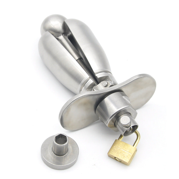 BDStyle Deluxe Chastity Locking Anal Plug - Default Title - Butt Plugs