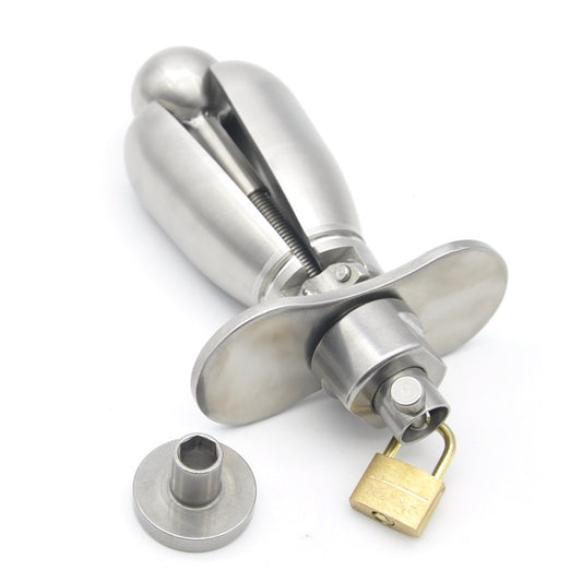 BDStyle Deluxe Chastity Locking Anal Plug - Butt Plugs