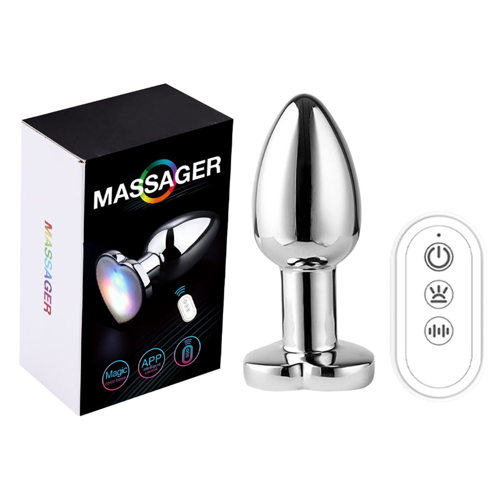 BDStyle App Controlled Light Up Rainbow LED Anal Plug - - Butt Plugs