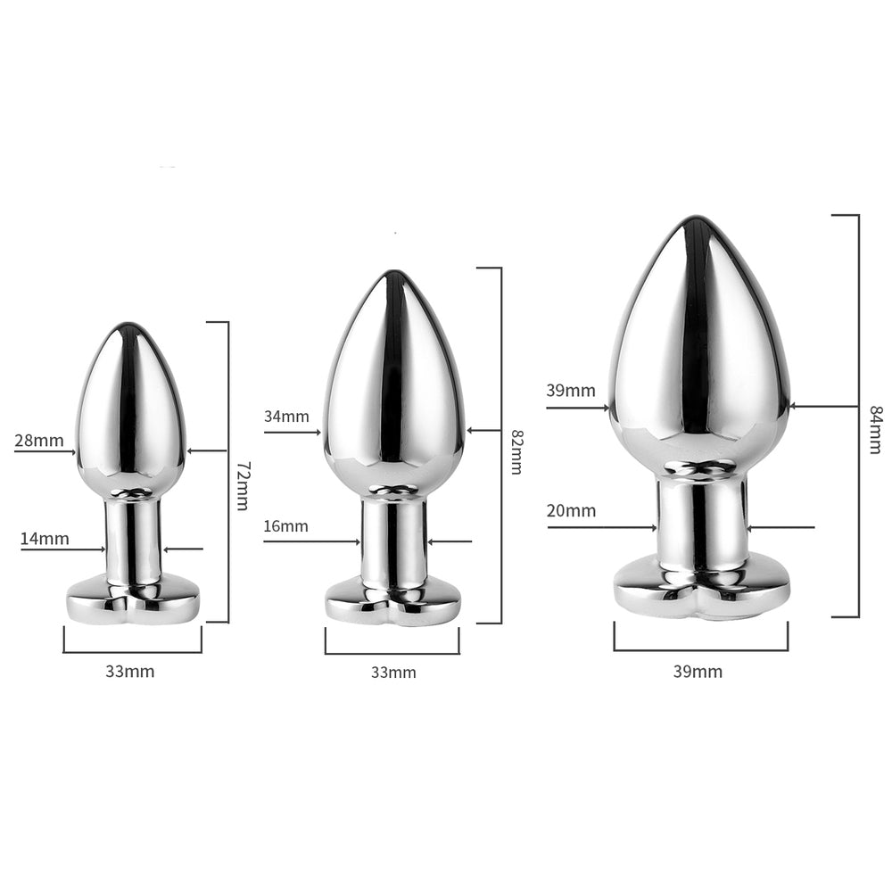 BDStyle App Controlled Light Up Rainbow LED Anal Plug - - Butt Plugs