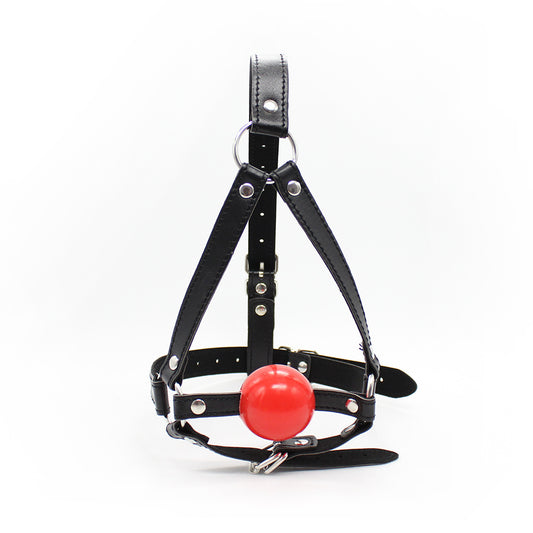 Ball Gag Head Harness - Bondage Gags and Bits